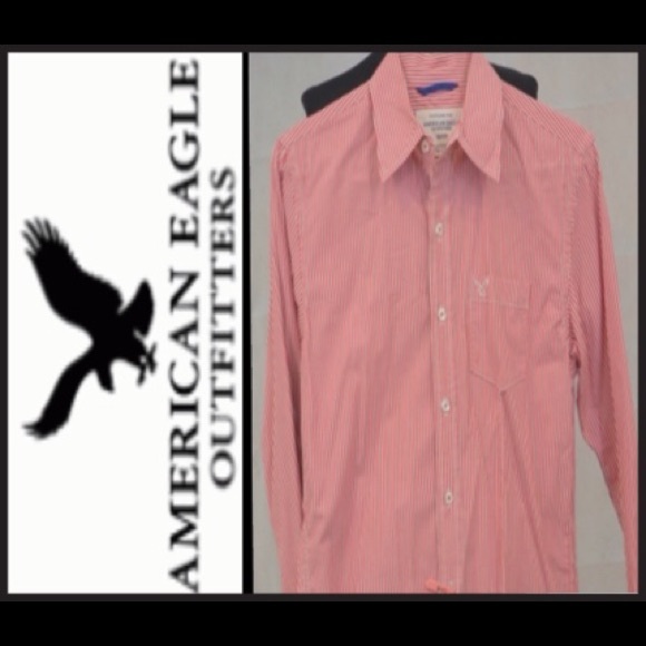 American Eagle Vintage cut Men’s Striped LS Shirt